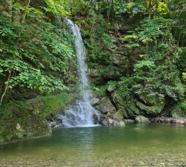 Hochhubergut Aktivität Faller Wasserfall