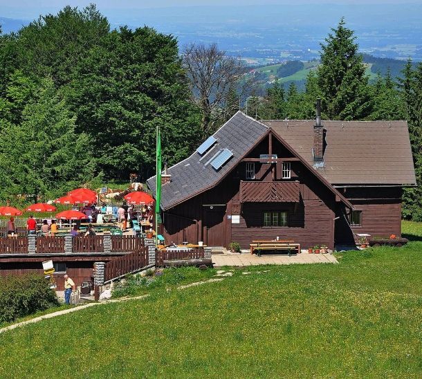 Hochhubergut Aktivität Wanderung zur Grünburger Hütte