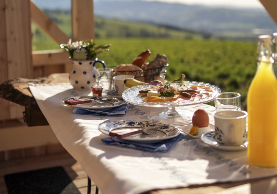 Hochhubergut Hüttentraum Frühstück