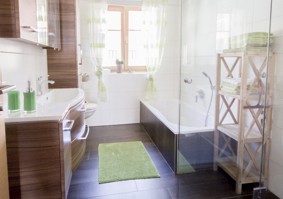 Hochhubergut Ferienwohnung Traunsteinblick Bad
